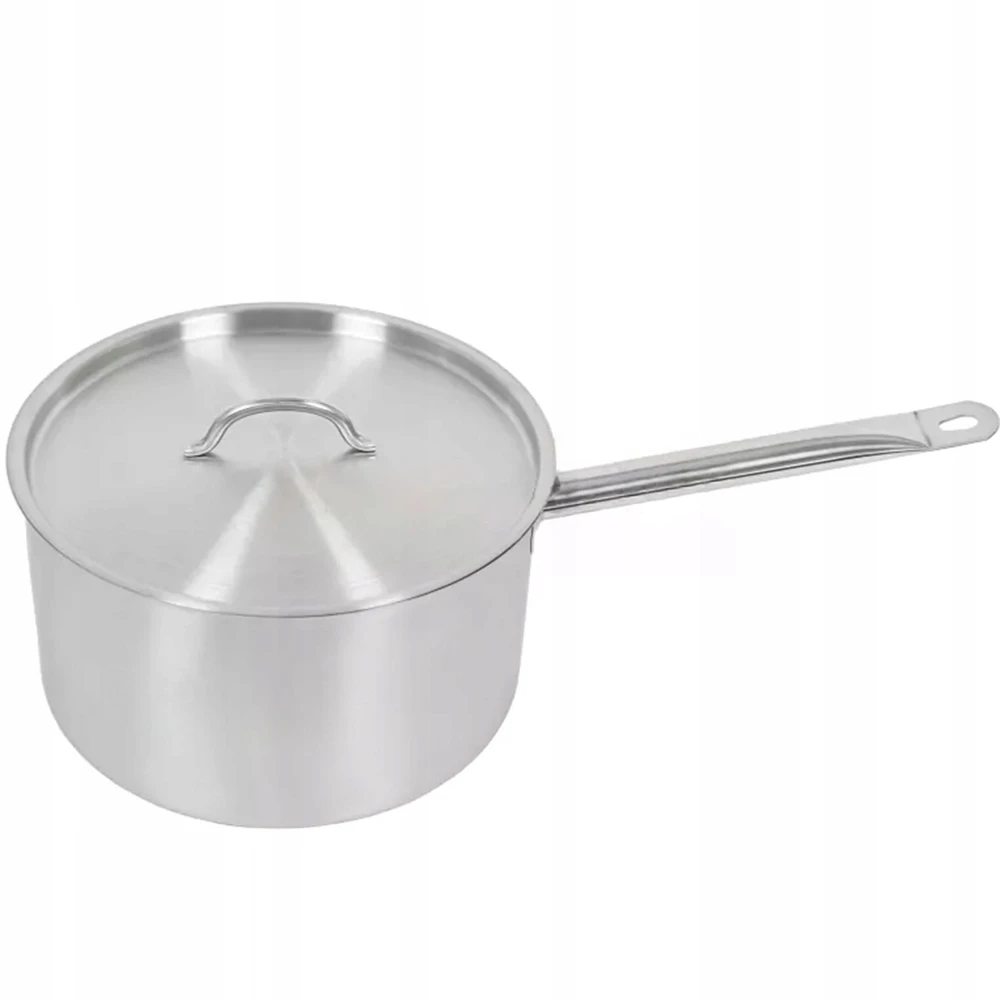 Puodas su dangteliu, indukcinis 8L, nerūdijantis plienas, 26 cm Mega-M