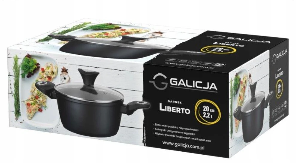 Puodas su dangteliu LIBERTO 25945 2.2L GALICJA