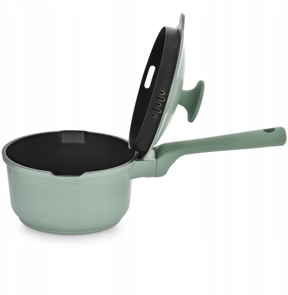 Puodas su dangteliu su Qualum Basic Fern danga 16 cm AMBITION