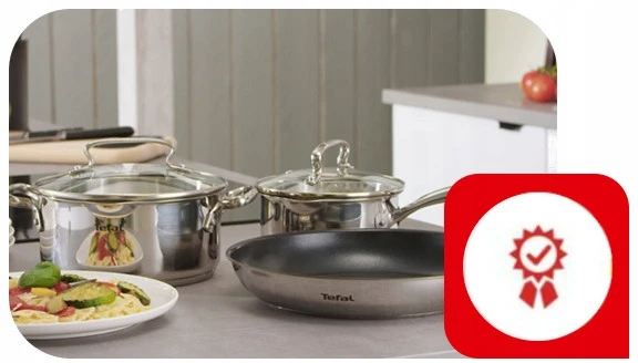 Puodas su dangteliu TEFAL Duetto+ 16cm, indukcinis, nerūdijantis plienas