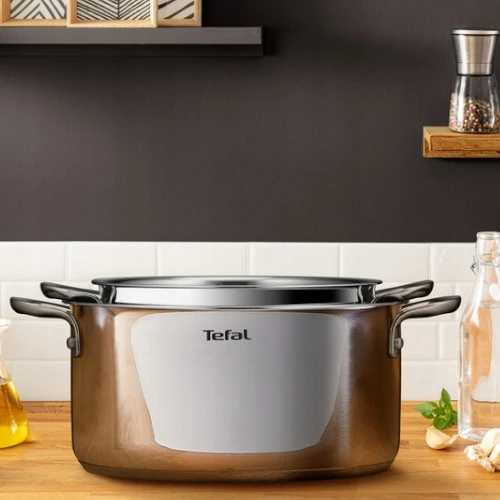 Puodas su dangteliu TEFAL Infinite 20 cm 3,1 L INDUKCIJA nerūdijančio plieno