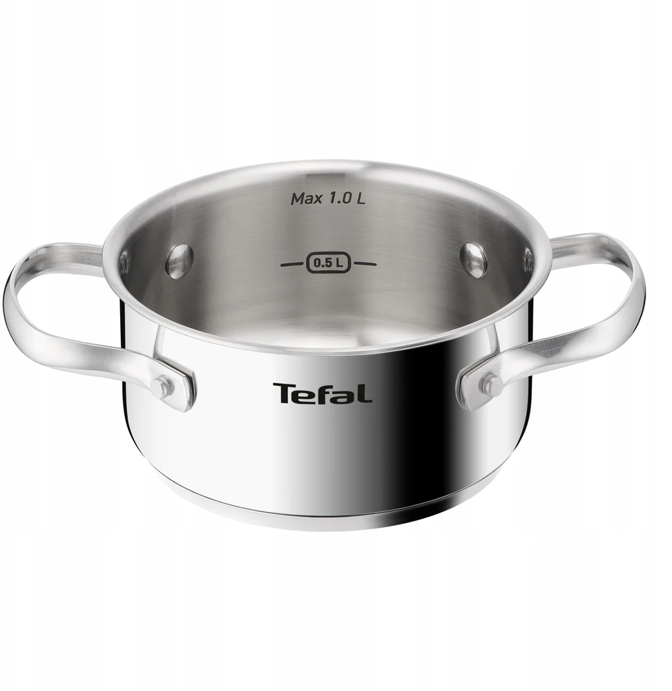 Puodas su dangteliu TEFAL Minis H8744255 16cm indukcinis nerūdijantis plienas