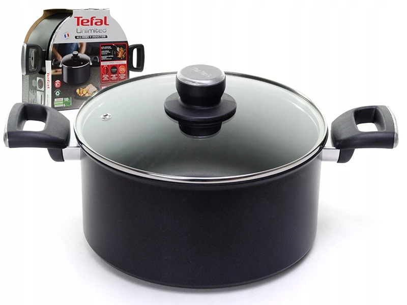 TEFAL Unlimited puodas su dangčiu 24 cm