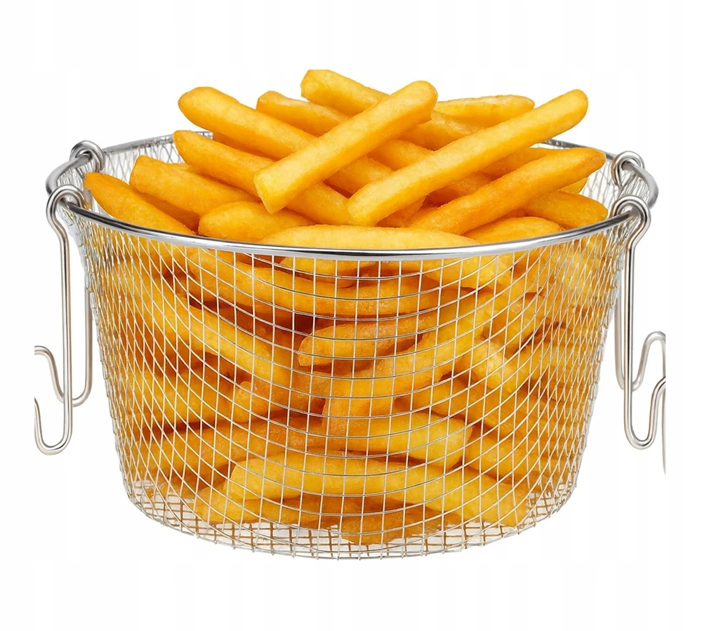 Puodas su koštuku kepti 5,5l gruzdintoms bulvytėms, vištienos spurgoms, 24cm, DUJŲ INDUKCIJA