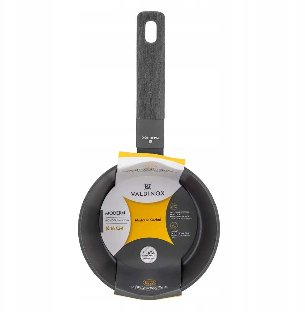 Puodas su rankena 16 cm 1,3 l Valdinox Modern