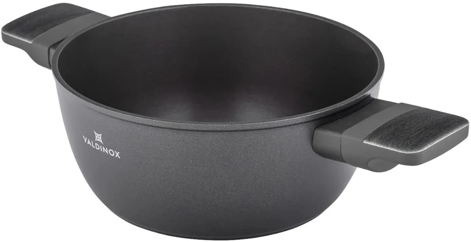 Puodas su stikliniu dangteliu 2,2 l dujų indukcinis Valdinox Modern 20 cm