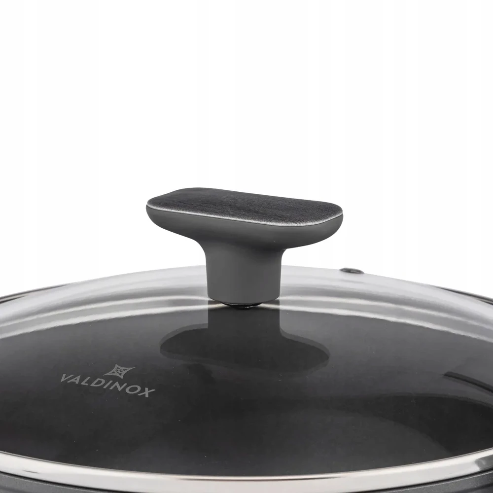 Puodas su stikliniu dangteliu 3,6 l dujų indukcinis Valdinox Modern 24 cm
