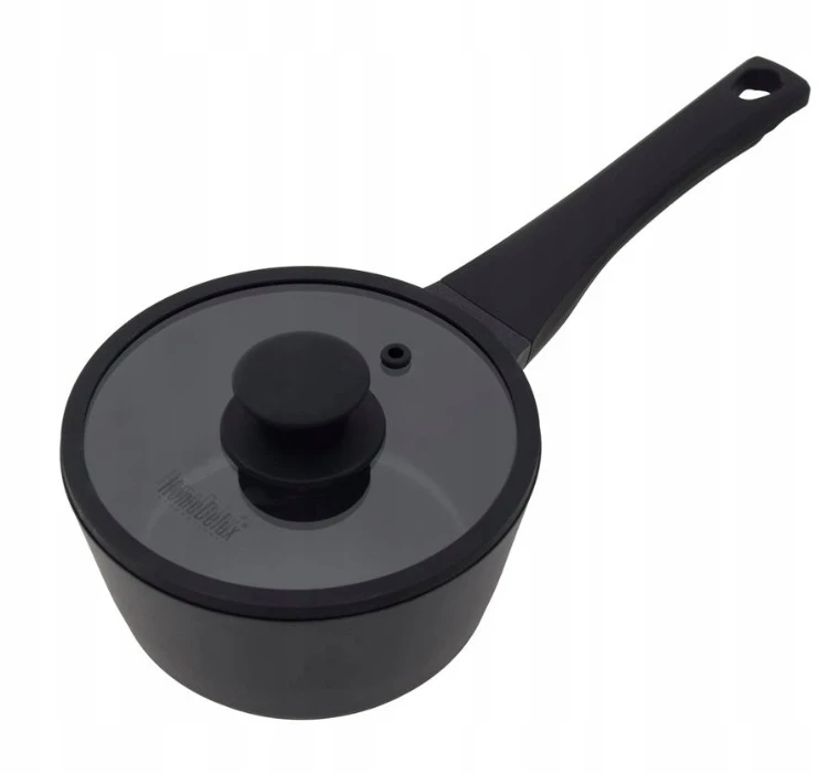 Dell Puodas su stikliniu dangteliu HOBART HomeDelux 16 cm 1,2 l GREBLON C3 danga