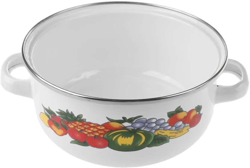 PUODAS Tradicinis EMALINIS PUODAS 20cm 2,8L SU dangteliu INDUKCIJA