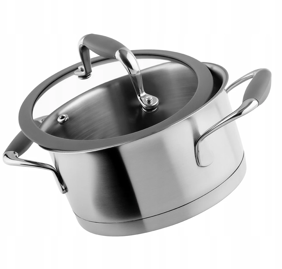 Puodas Vinzer Profi 50183 Nerūdijančio Plieno 18 cm 2,4 l Indukcijai Tinkamas