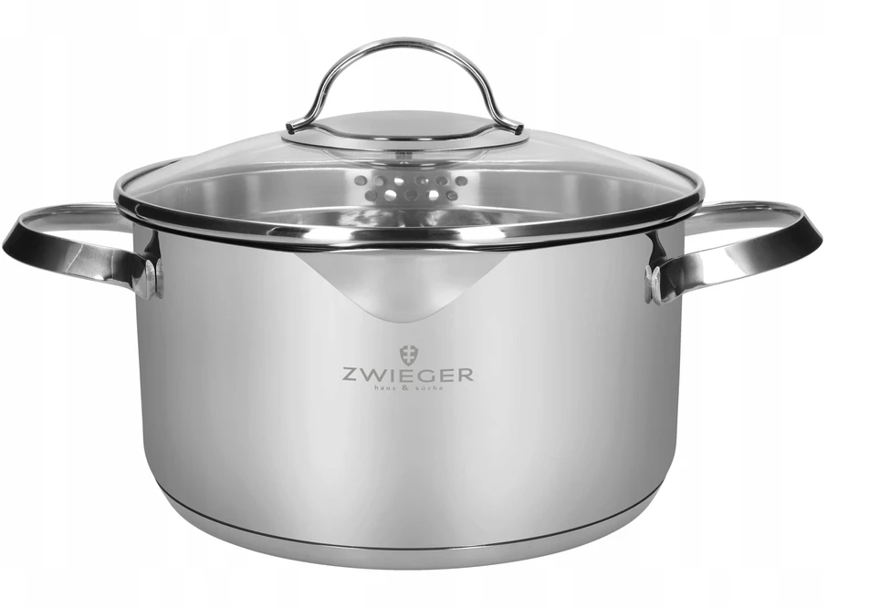 Puodas ZWIEGER VERON 3,9 l su dangčiu 22 cm / nerūdijantis plienas