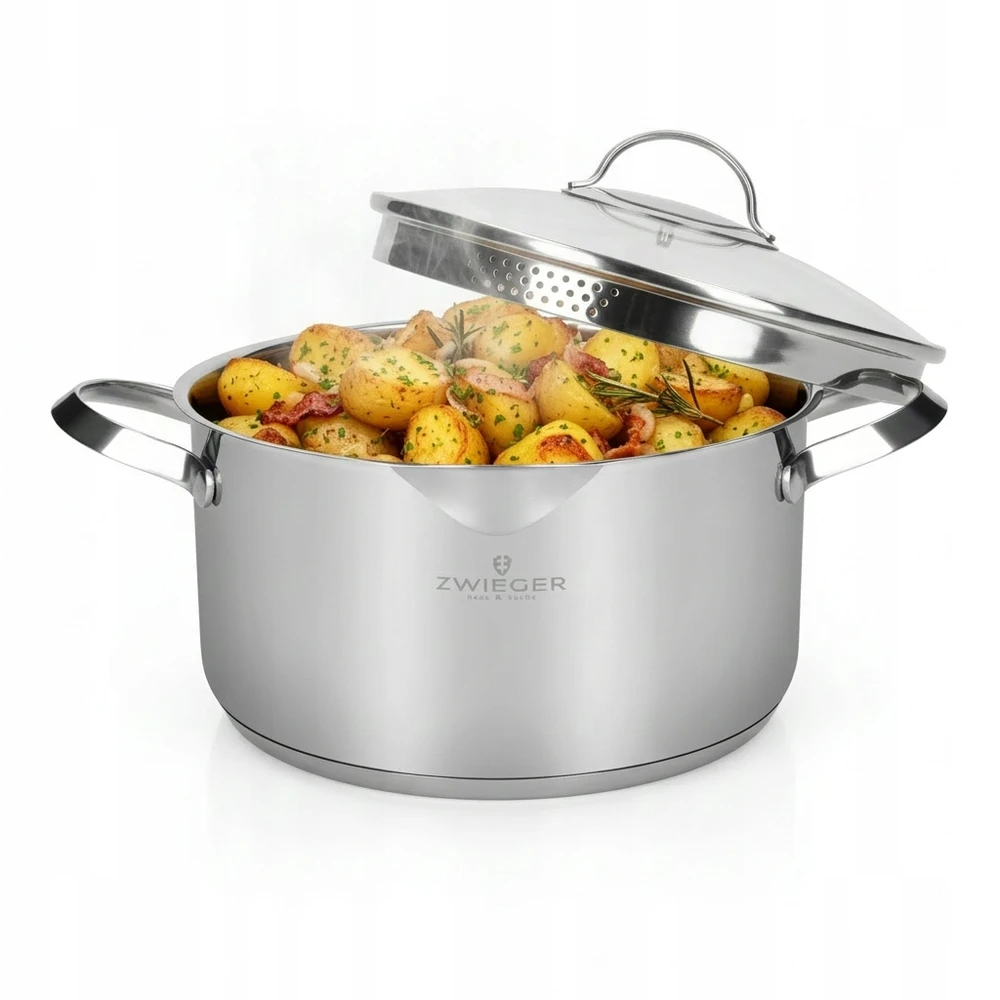 Puodas ZWIEGER VERON 5,6 l su dangteliu 24 cm / nerūdijantis plienas