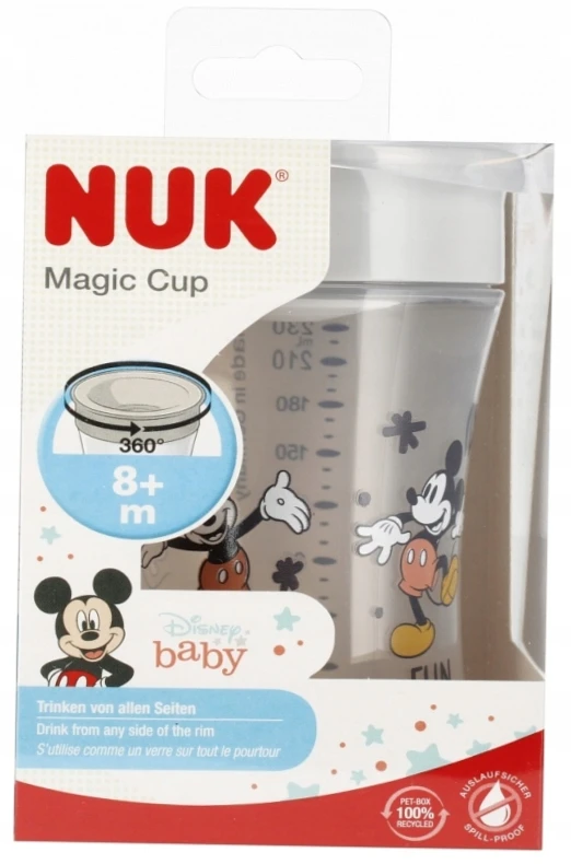 Magic NUK 360° puodelis kūdikiui Mickey Mouse (8+ mėn.)
