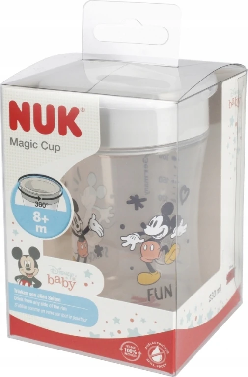 Magic NUK 360° puodelis kūdikiui Mickey Mouse (8+ mėn.)