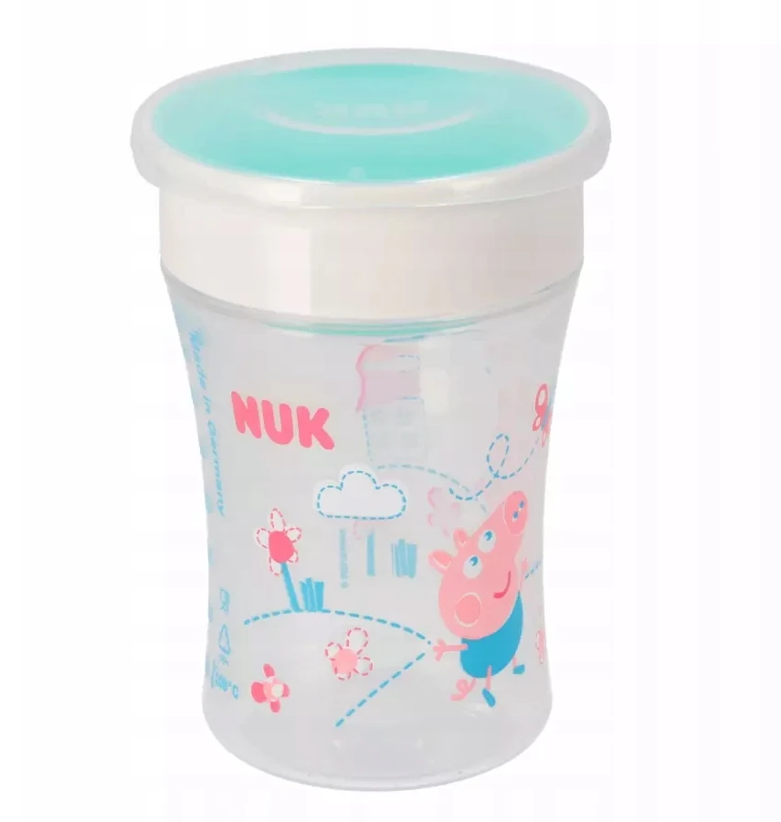 NUK 255009 MAGIC PEPPA puodelis 230 ml