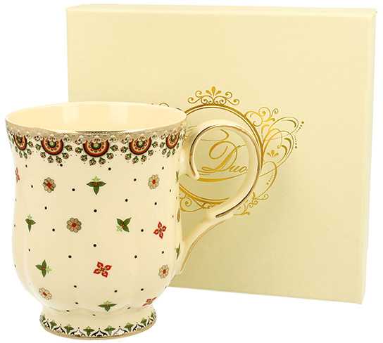 DUO Porceliano puodelis 450ml, "Casablanca"