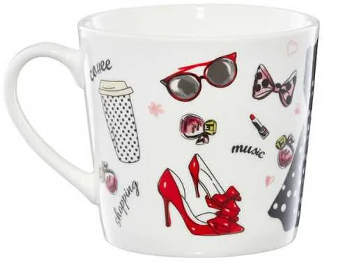 Puodelis porcelianinis FASHION 400 ml Ambition 67296