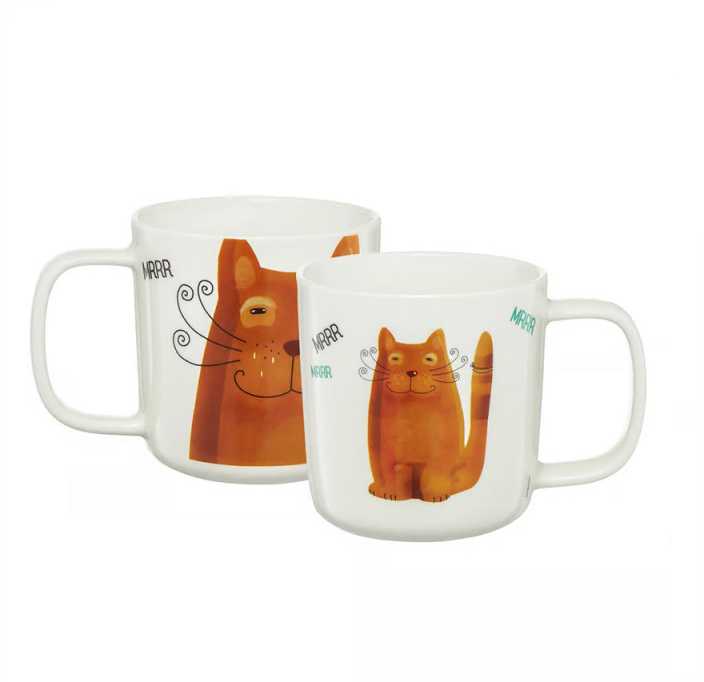 Puodelis porcelianinis PETS 370 ml kačiukas Ambition 22755