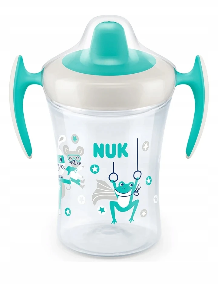 Puodelis su snapeliu ir rankenėlėmis, NUK 751140 Evolution Trainer cup, 230ml