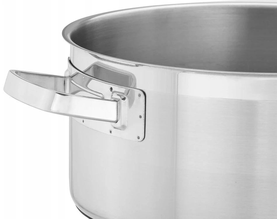Puodo 8L nerūdijančio plieno 28 cm INDUKCINIŲ DUJŲ dangtis TECHNICA
