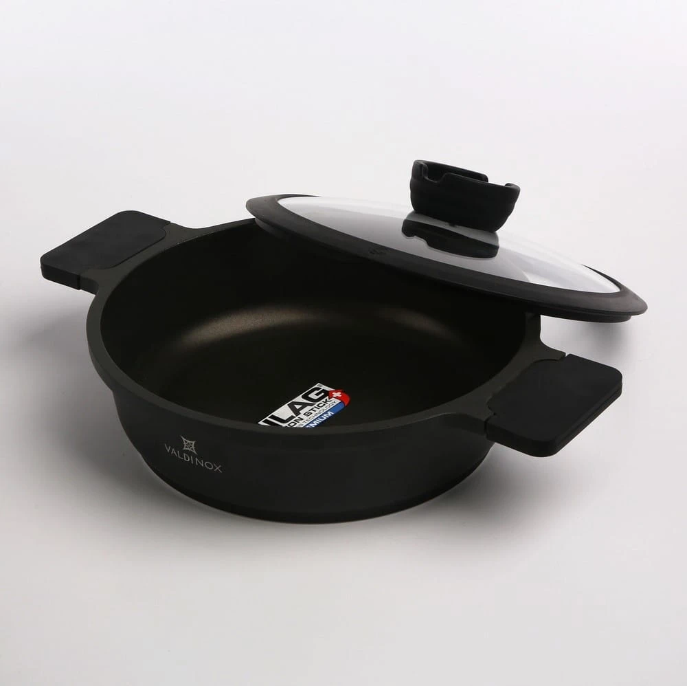 Valdinox Expert puodas 24 cm su dangčiu 2,5 l