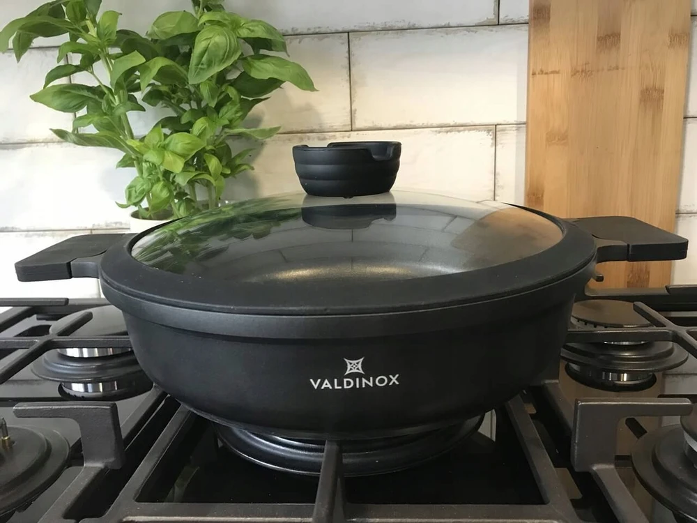 Valdinox Expert puodas 24 cm su dangčiu 2,5 l