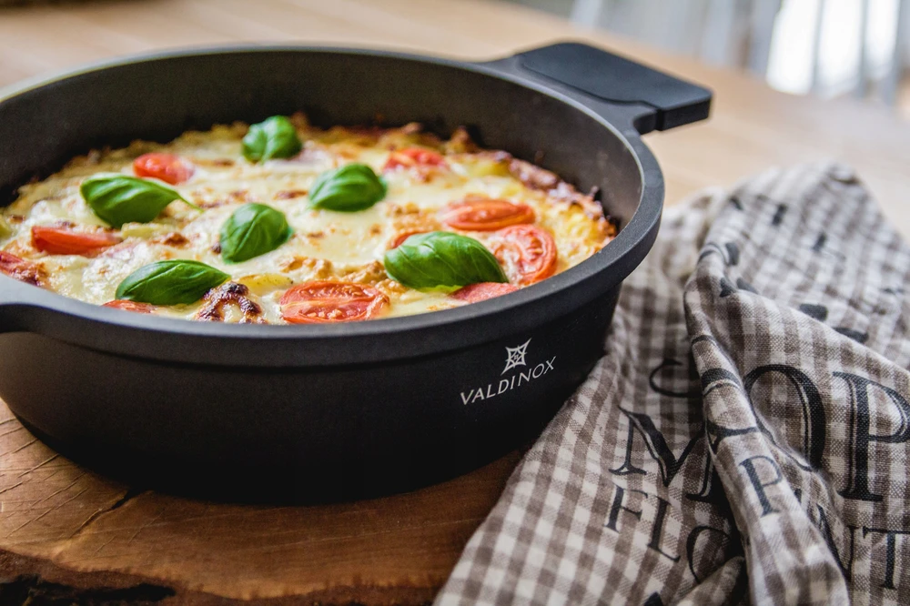 Valdinox Expert puodas 24 cm su dangčiu 2,5 l
