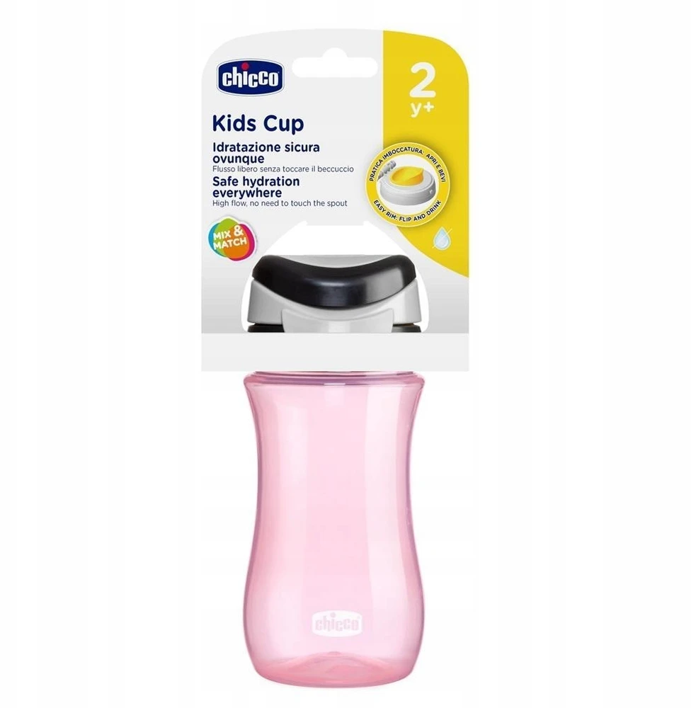 PUODOLĖLIS SU KIETU SNAGTELIU 350ML ROZINĖ, CHICCO