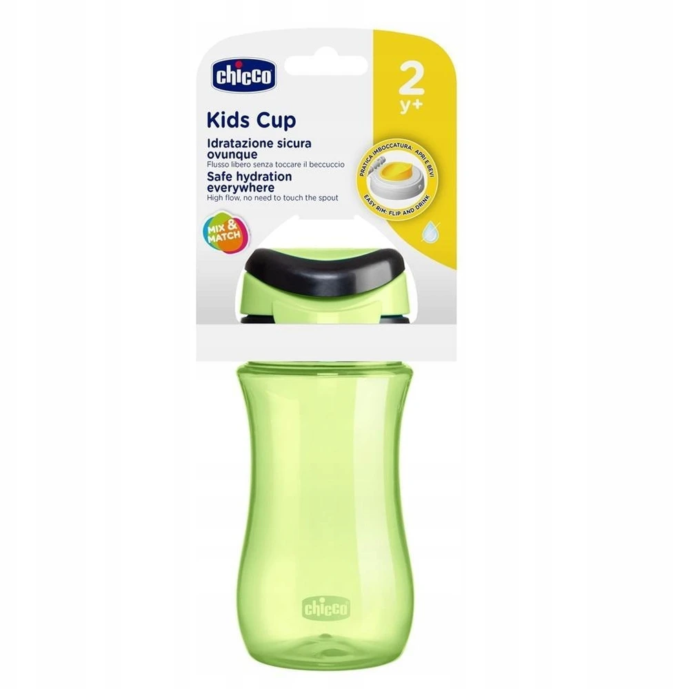 PUODOLĖLIS SU KIETU Snapeliu 350ml Žalias, CHICCO