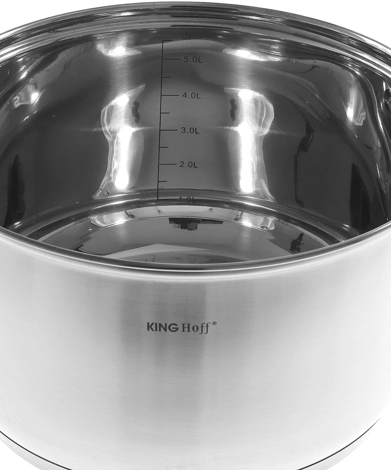 PUODŲ RINKINYS 12 vnt. INDUKCINIŲ PUODŲ RINKINYS Gas KING Hoff