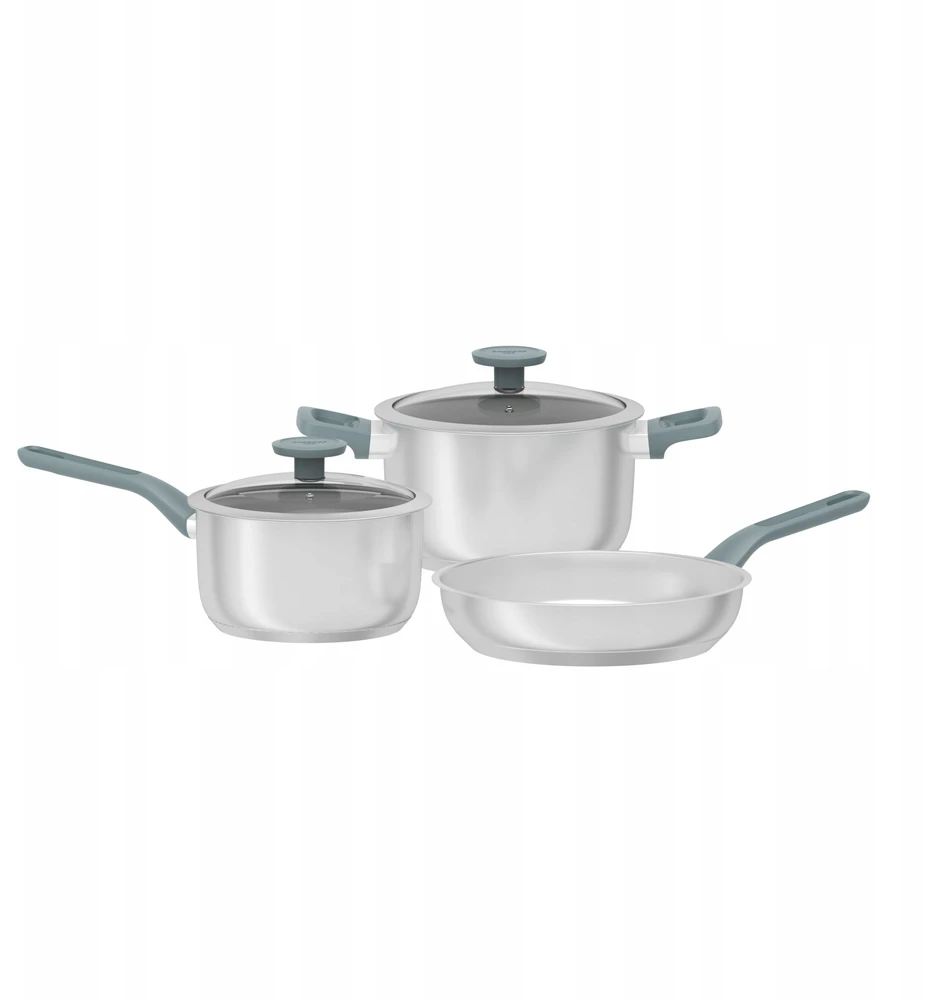 Puodų rinkinys 5 elementų Puodas Puodas 3,3L Keptuvė 24cm Varžtas BergHOFF