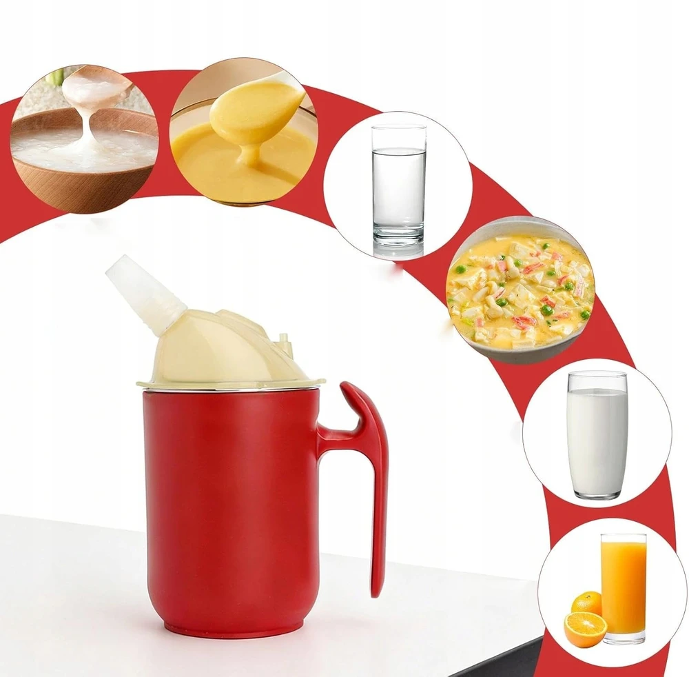 PUODULĖLIS SU ANTIUKU 3in1 senjorams, Tvirta šiaudų rankena, 400 ml DOVANA