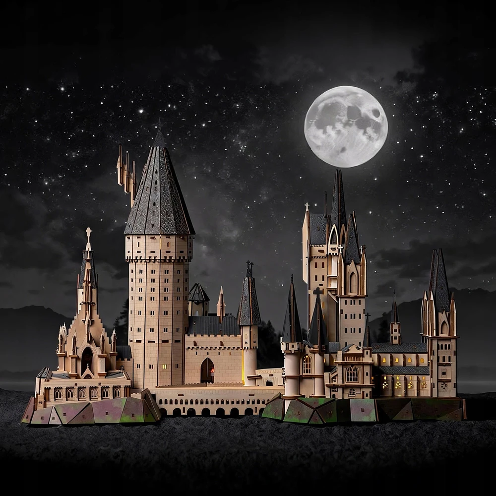 Dėlionė PUREMIND HARI POTERIS SULANKSTAMAS MEDINIS MODELIS HOGWARTS PASTATAS DIDELIOJI SALĖ