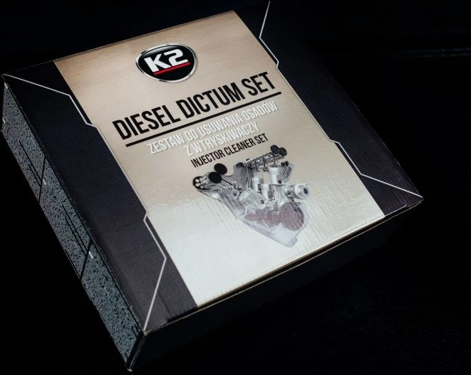 Įpurškimo sistemos valymo rinkinys K2 Diesel Dictum, 500 ml