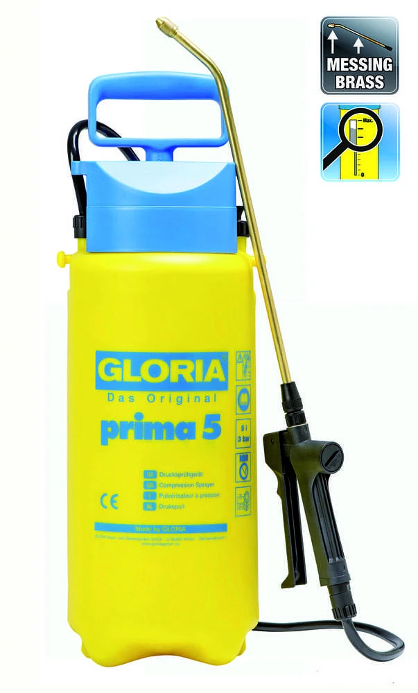Slėginis sodininko purkštuvas PRIMA 5 GLORIA