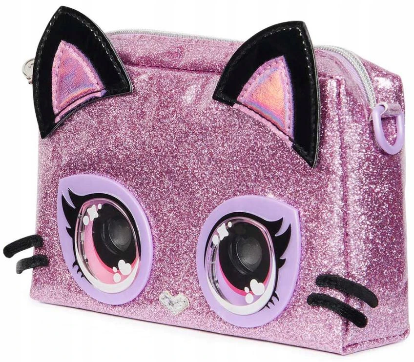 PURSE PETS Interaktyvi blizgi rankinė - Katytė