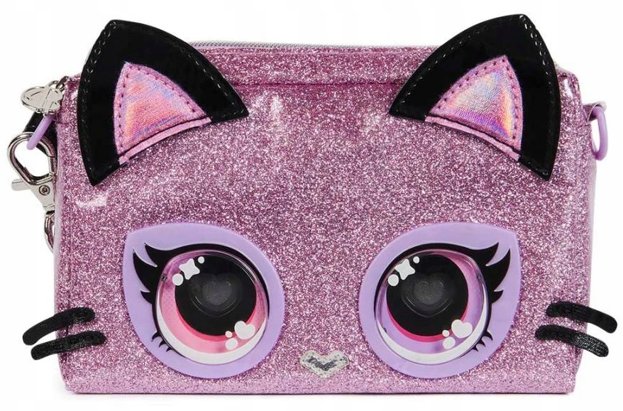PURSE PETS Interaktyvi blizgi rankinė - Katytė