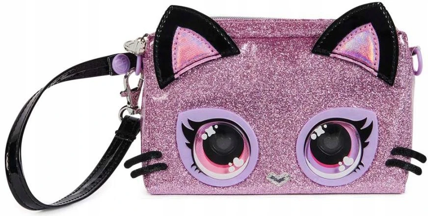 PURSE PETS Interaktyvi blizgi rankinė - Katytė