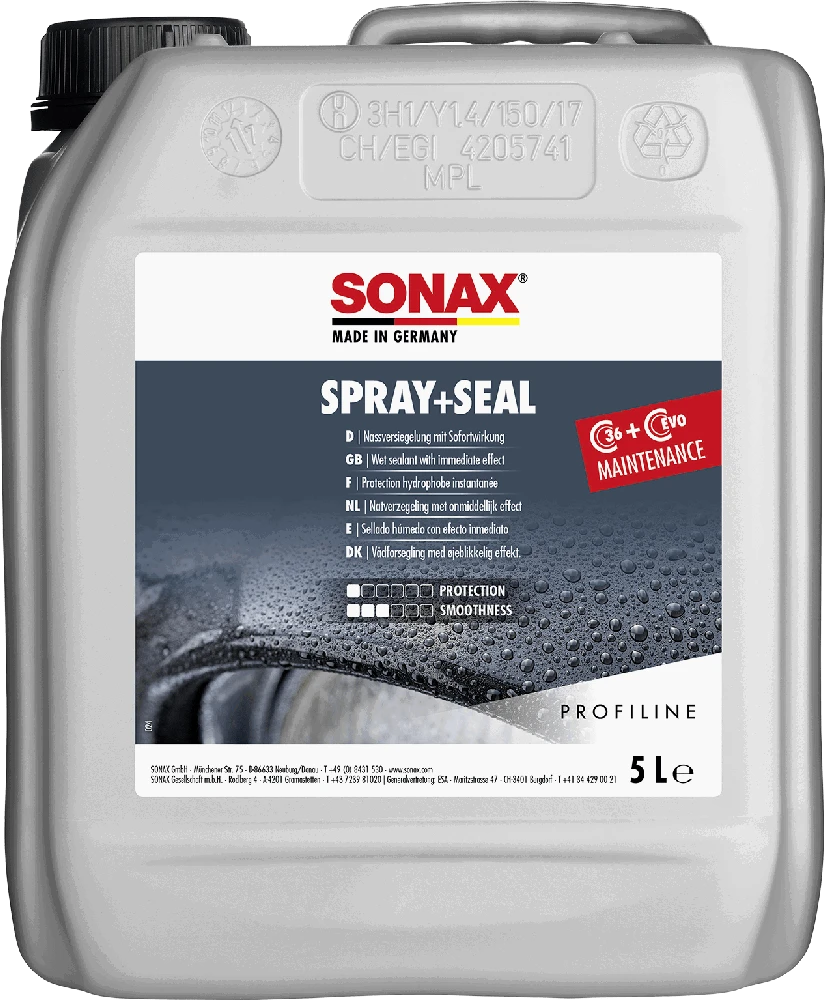 SONAX Purškiama kėbulo apsauga Profiline Purškiklis and Seal, 5L 243500