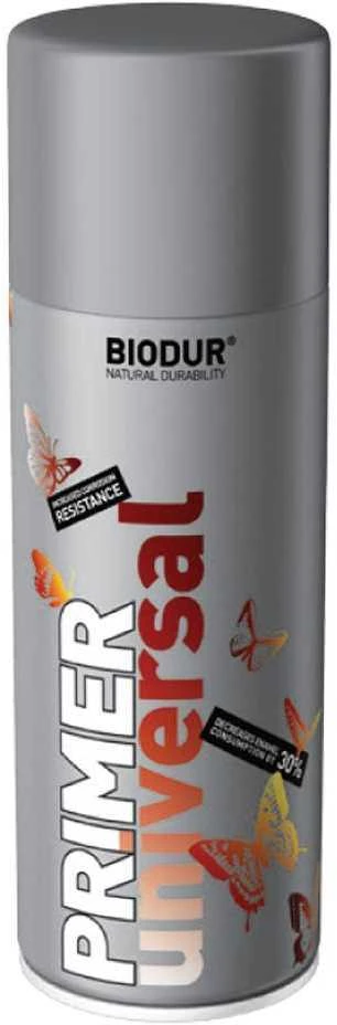 Universalus aerozolinis gruntas BIODUR, raudonas, 400 ml