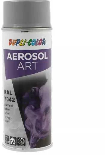 Purškiami akriliniai dažai DUPLI COLOR RAL7042, kelio pilkos sp., 400 ml