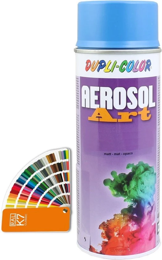 Purškiami akriliniai dažai DUPLI COLOR RAL9010, baltos sp., 400 ml