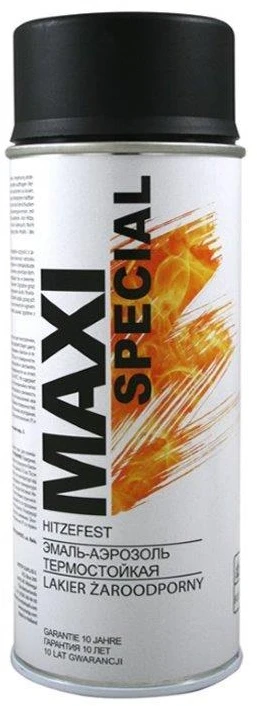 Purškiami dažai THERMO SPRAY 800°C juodi 400ml, Motip