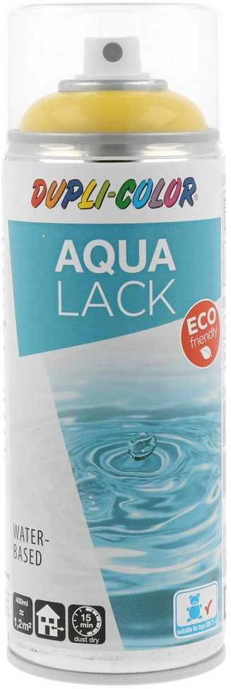 Purškiami dažai DUPLI-COLOR AQUA RAL1021, Rape yellow, blizgūs, 350 ml