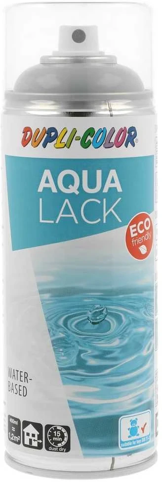Purškiami dažai DUPLI-COLOR AQUA RAL7001, Sidabrinis pilkas, blizgūs, 350 ml