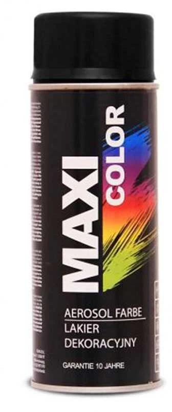 Motip Purškiami dažai MAXI COLOR RAL9005, matiniai, juodos sp., 400 ml