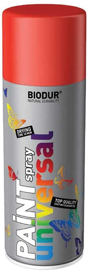 Universali aerozolinė emalė BIODUR, geltona RAL1023, 400 ml