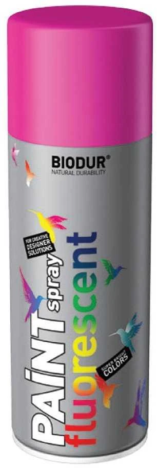 Fluorescencinė aerozolinė emalė BIODUR, žalia RAL9015, 400 ml