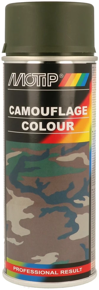 MOTIP kamufliažiniai dažai RAL9021, 400 ml