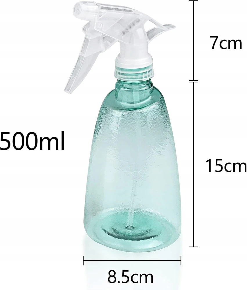 PURŠKIMO BUTELAS 500 ml MĖLYNAS REGULIUOJAMAS PAKARTOTINĖS PURŠKŠTUKAS